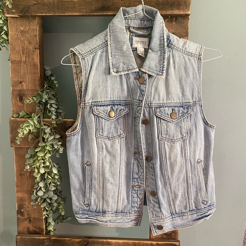 Denim vest